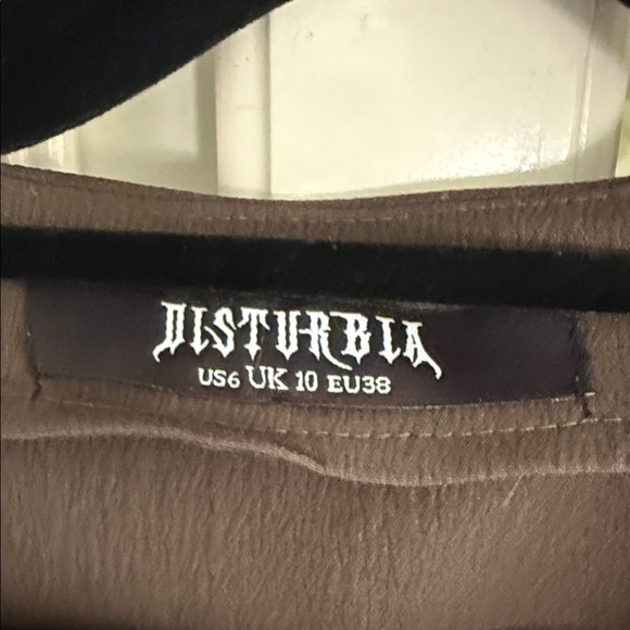 Disturbia Mortuary Lace Button Up Midi dress - Picture 3 of 3